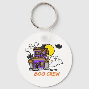 Hand Drawn Little Boo Crew Halloween Keychain