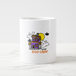 Hand Drawn Little Boo Crew Halloween Large Coffee Mug
