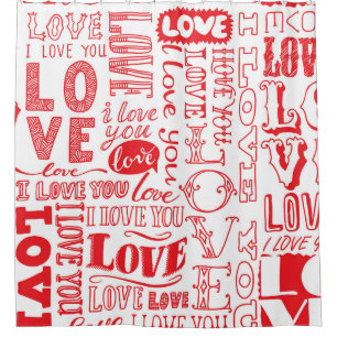 Hand-Drawn Love Doodles Seamless Background