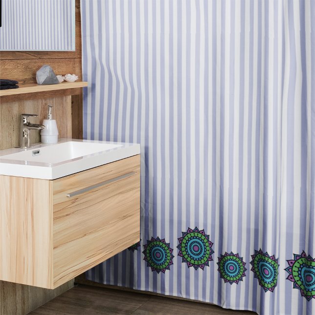 Hand Drawn Mandala Shower Curtain (Creator Uploaded)