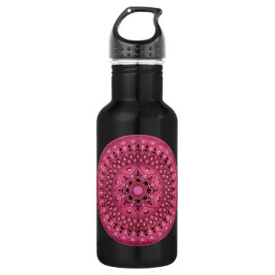 Hand Drawn Mandala Waterbottle(Customizable 532 Ml Water Bottle