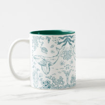 Hand-drawn Marine Life