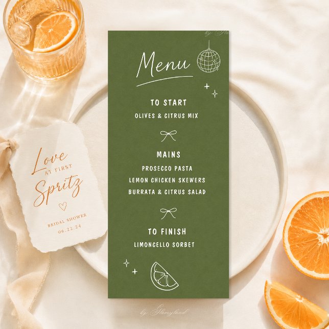 Hand drawn Minimalist Menu Card (Creator Uploaded)