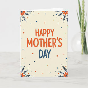 Hand Drawn Mother Day Card