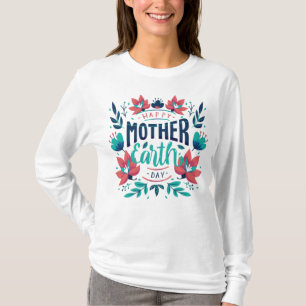Hand Drawn Mother Earth Day Design-23184 Hoodie T-Shirt