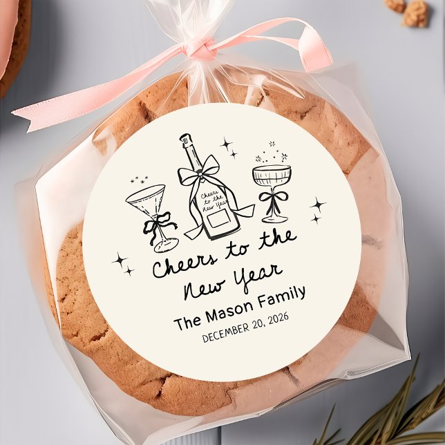 Hand Drawn New Year's Eve Party Sticker (Creator Uploaded)