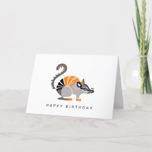 Hand drawn - NUMBAT - Wildlife - Australia Card