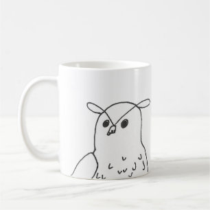 Hand-drawn Owl Coffee Mug