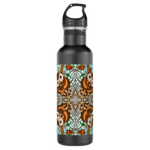 Hand Drawn Owl Mandala Artwork 710 Ml Water Bottle