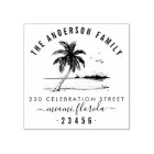 Hand Drawn Palm Tree | Family Name Return Address