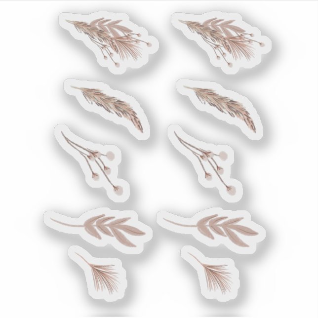 Hand Drawn Pampas Wheat Planner (Front)