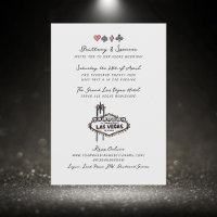 Hand Drawn Pen and Ink Las Vegas Wedding