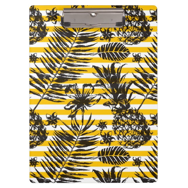 Hand Drawn Pineapples Clipboard (Front)