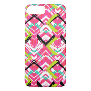 Hand Drawn Pink Zig Zag Pattern Case-Mate iPhone Case