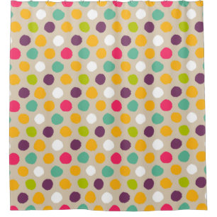 Hand-drawn polka dot pattern