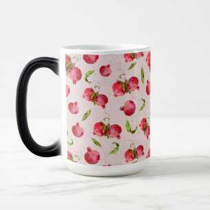 Hand Drawn Pomegranate Botanical Illustration Magic Mug