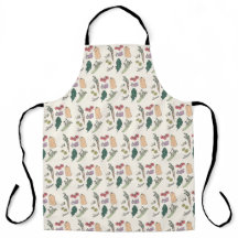 Hand Drawn Produce All Over Print Apron