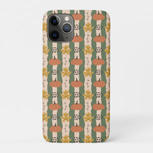 Hand Drawn Pumpkin & Leaf Pattern  iPhone 11 Pro Case