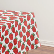 Hand-Drawn Red Strawberry Pattern