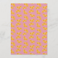 Hand-drawn Refreshing Oranges Seamless Pattern