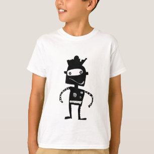 Hand Drawn Robot T-shirt for kids