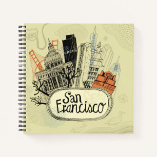 Hand Drawn San Francisco Notebook
