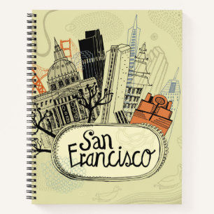 Hand Drawn San Francisco Notebook