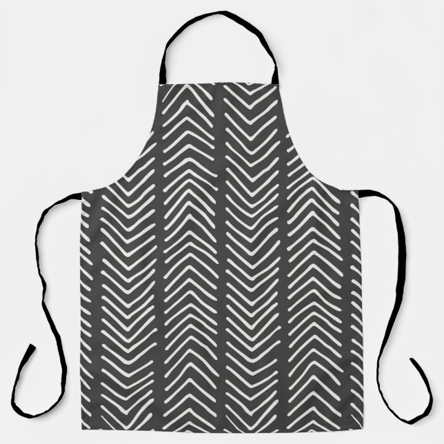 hand drawn seamless pattern design. Vintage illust Apron (Front)