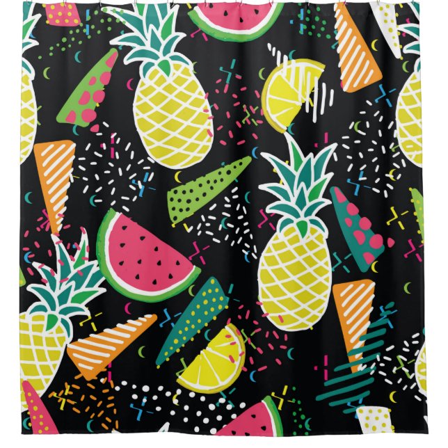 Hand drawn seamless pattern with  watermelon pinea (Front)