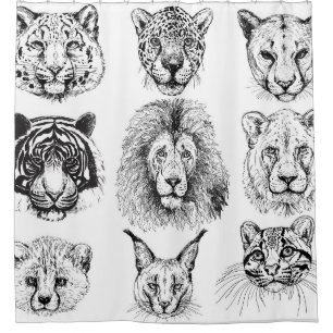 Hand Drawn Sketch Animal Portraits