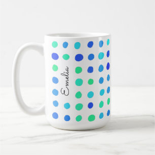 Hand Drawn Spots Personalized Mug