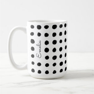 Hand Drawn Spots Personalized Mug