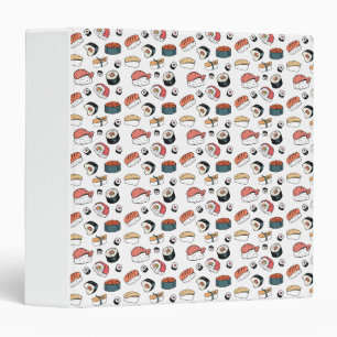 Hand-Drawn Sushi Mix Binder