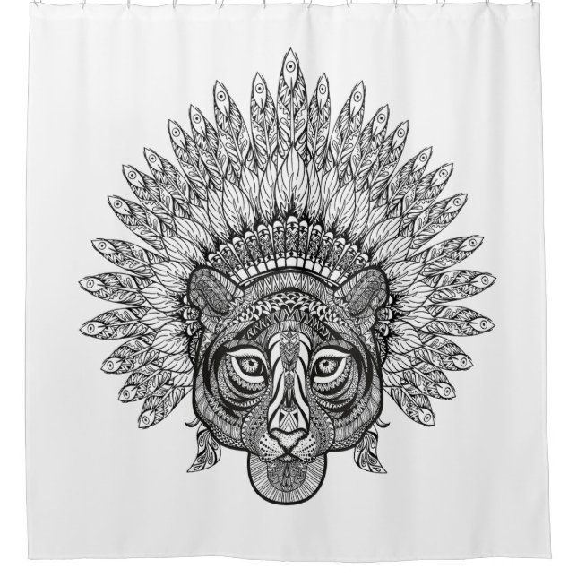 Hand Drawn Tiger In Style (Front)