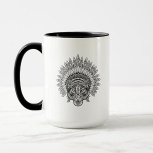 Hand Drawn Tiger In Style Mug