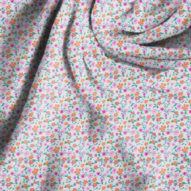 Hand Drawn Tiny Floral Pattern Fabric (Creator Uploaded)