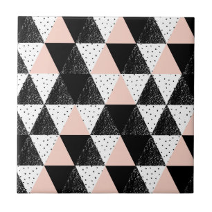 Hand Drawn Triangle Geometric Pattern Tile