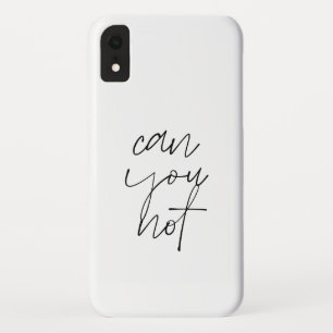Hand Drawn Typography Can You Not Sassy Quote iPhone XR Case