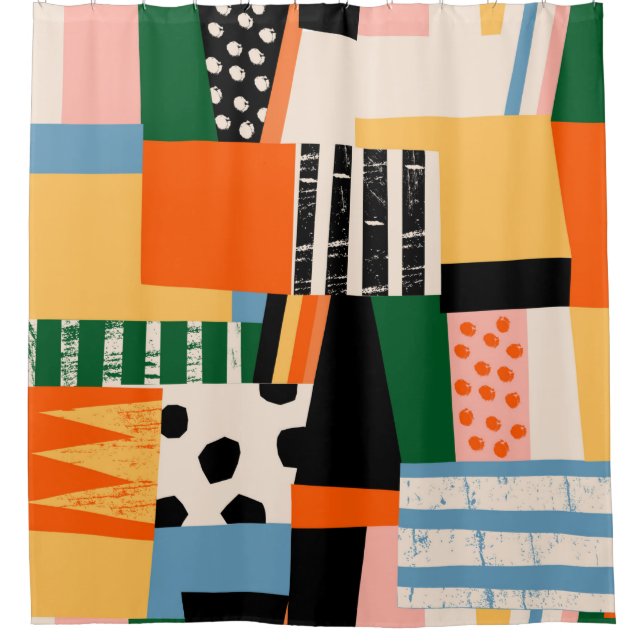Hand drawn various shapes. Abstract contemporary s (Front)