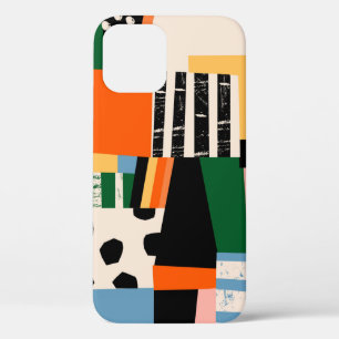 Hand drawn various shapes. Abstract contemporary s iPhone 12 Case