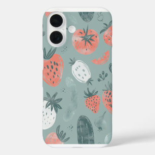 Hand drawn Vegetables iPhone 16 Case