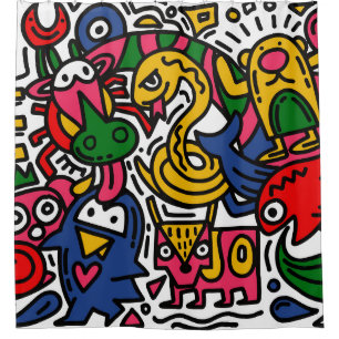 Hand Drawn vintage Illustration of Doodle, cartoon