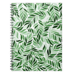 Hand-Drawn Watercolor Abstract Seamless Pattern Notebook
