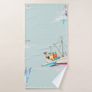 hand drawn watercolor sailboat illustrationsailboa