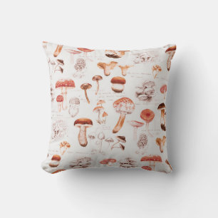 Hand-drawn watercolor seamless pattern of the diff throw pillow