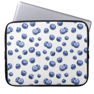 Hand drawn watercolor seamless repeated pattern wi laptop sleeve