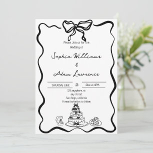 Hand Drawn Wedding Invitation