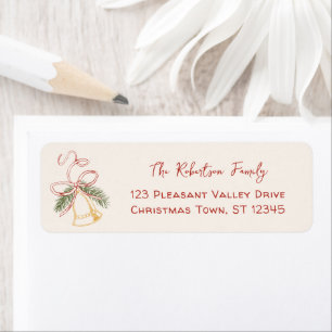 Hand Drawn Whimsical Christmas Return Address