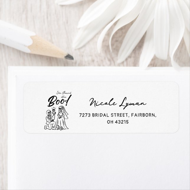 Hand Drawn Whimsical Halloween Bridal Shower (Insitu)