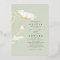 Hand-drawn Wildflowers Elegant Sage Wedding